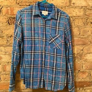 Blue flannel